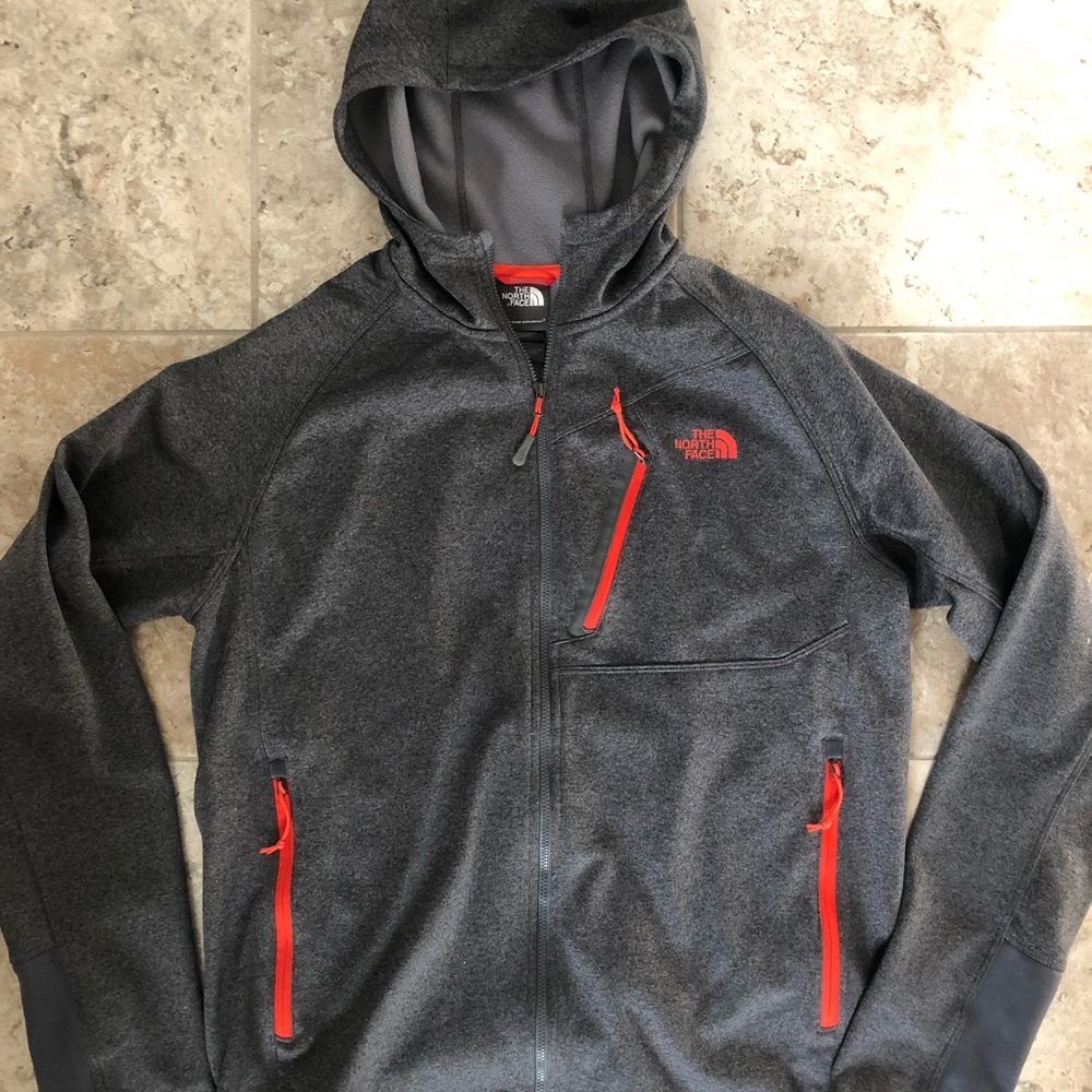Mens M full zip lightweight fleece jacket north face